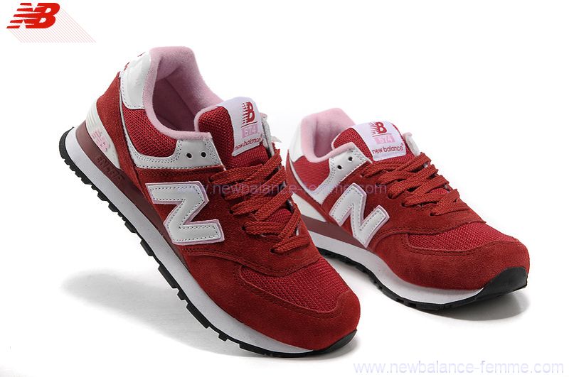 new balance rouge femme 574